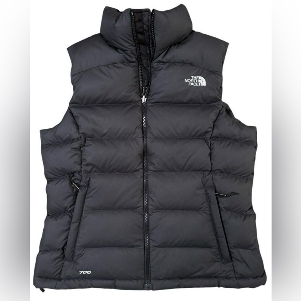 THE NORTH FACE Puffer Vest Black Nuptse 700 Goose
Down Women's Medium